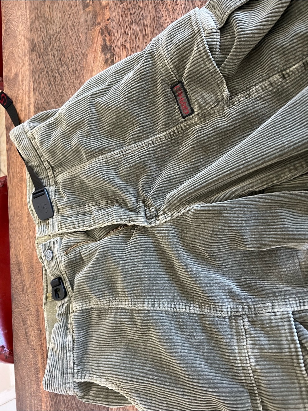 Men's Olive Gramicci Green Corduroy Pants